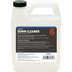 GEAR AID Revivex Down Cleaner front bottle showing label and volume benefit
