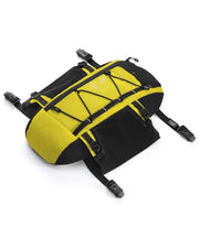 Gearlab Deck Pod 2 front view in illusion yellow showing compact storage and visibility