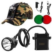 GearOZ front headlight showing lens and controls for clear target spotting