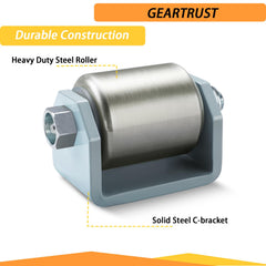 GearTrust baseplate and C-bracket detail showing secure welded mounting