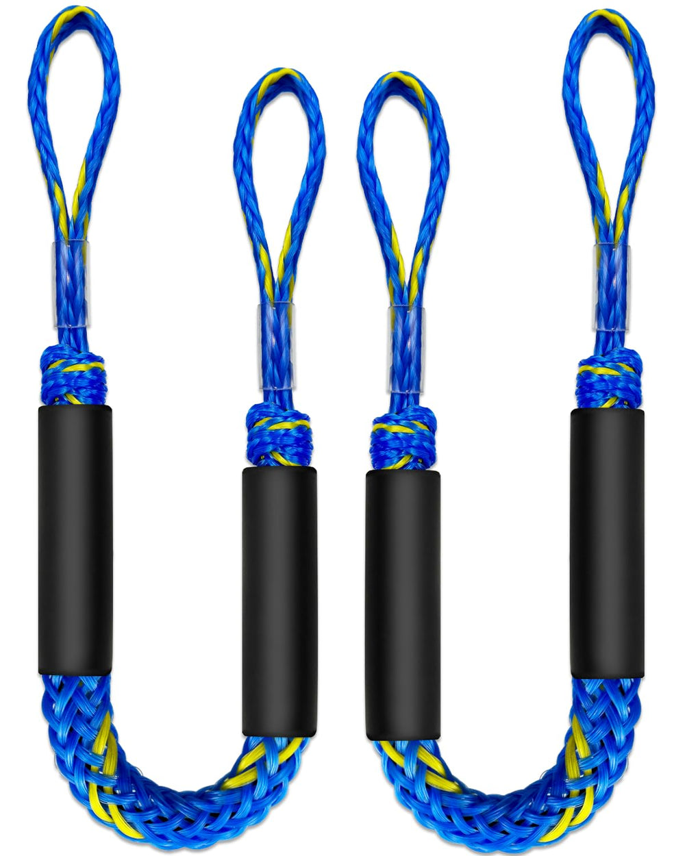Geelu front view of two dock lines showing colors and ready-to-use benefit