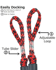 Geelu reinforced loop and adjustable slider detail showing secure cleat attachment benefit