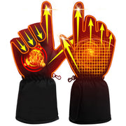 GEMSTONEGO front view showing full heated glove and warmth distribution