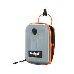 Generic brand case clipped to golf bag demonstrating quick access and hands-free convenience