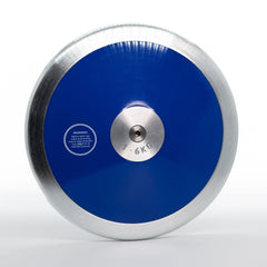 Generic discus front view showing center balance and easy handling benefit