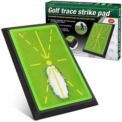 Generic branded mat front view showing hitting zone and stable design for consistent practice