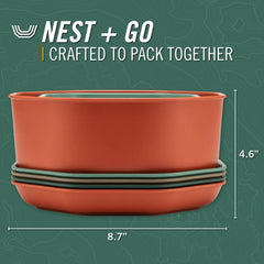 Gerber close-up of bowl edge highlighting sturdy polypropylene