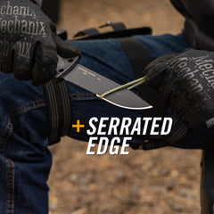 Gerber buttcap pointed tip suitable for glass breaking and hammering tasks