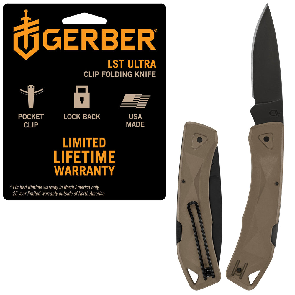 Gerber LST Ultra front profile showing compact foldability and easy carry