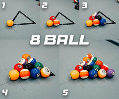 Ghost MagicRack 9-ball template close-up highlighting tight rack consistency