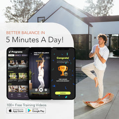 GIBBON SlackBoard Plus two-line setup in use improving beginner stability