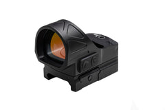 Gideon Optics close-up of large 22.3x27mm window highlighting wide view advantage