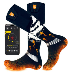 GIOIGOO front view of sock pair showing cozy design and fit benefit