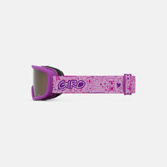Giro Chico 2.0 close-up lens showing amber rose tint for contrast