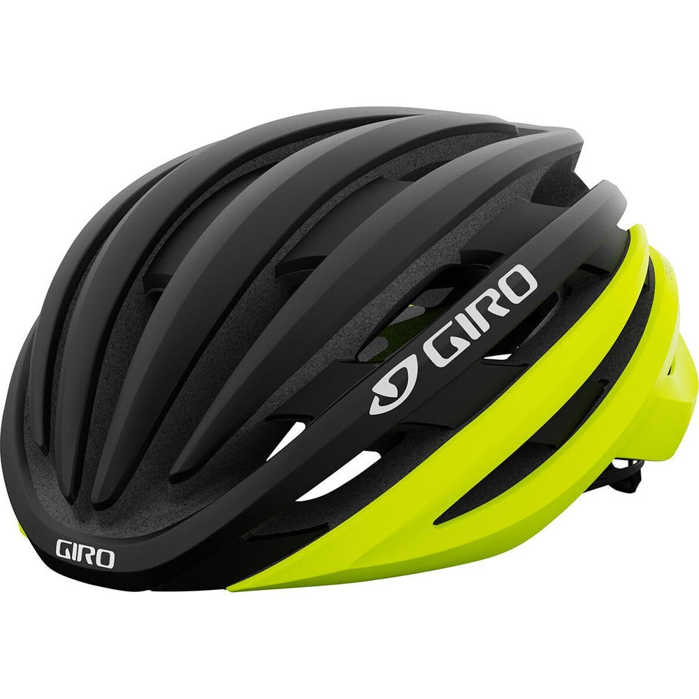 Giro Cinder MIPS front profile showing aerodynamic shape and color highlights