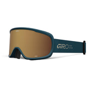 Giro Cruz front view Peacock Stacked showing wide field of vision and comfort