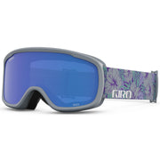 Giro Moxie front view showing grey botanical strap and full-frame benefit