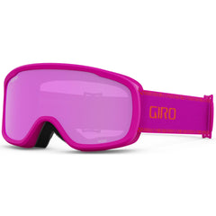 Giro Moxie front view pink chute strap showing stylish fit and visibility benefit