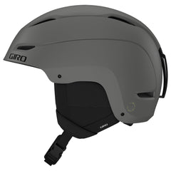 Giro Ratio front view in matte titanium showing sleek shape and visibility benefit