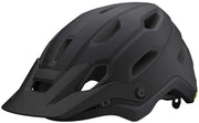 Giro Source MIPS matte black front profile showing streamlined fit and protection