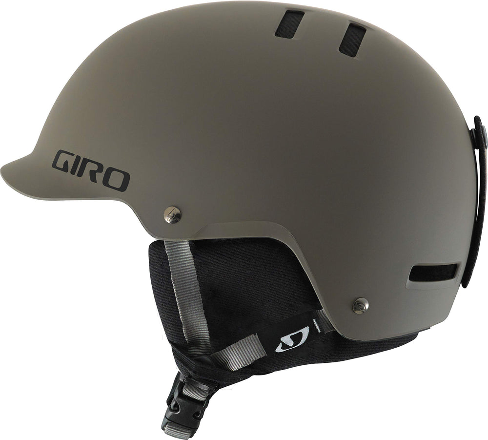 Giro Surface S front view in matte tank showing slim profile and durable shell for protection