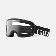 Giro Tempo front view black frame with clear lens showing full field of vision benefit