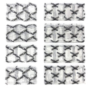 Glacier Tek front view of eight spare cooling packs showing assortment and fit benefits