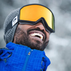 GLADE Mesa side profile highlighting low-profile frame for comfortable helmet fit benefit