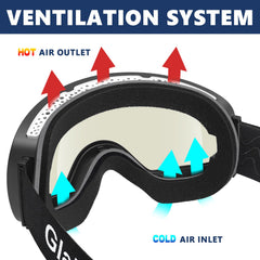 GlaRid demonstrating OTG fit over glasses for convenient eyewear compatibility