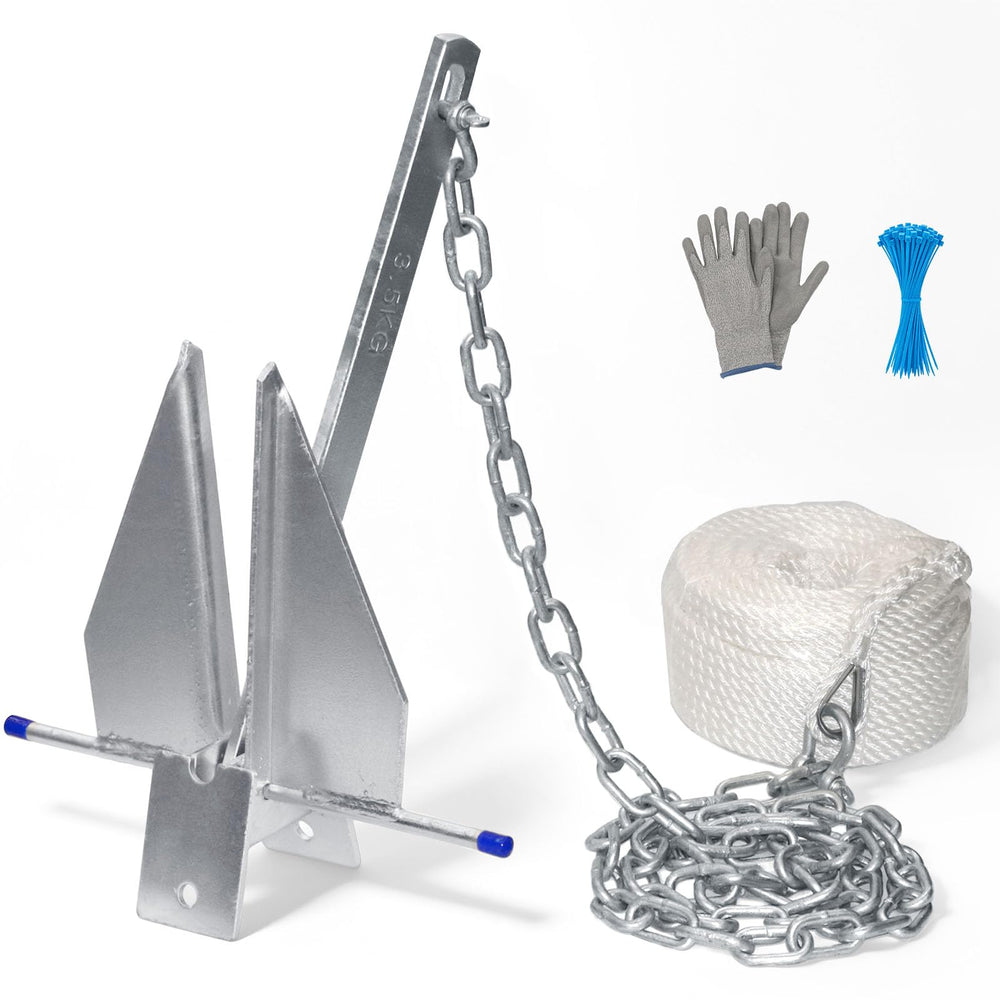 Glazir anchor front view showing durable galvanized finish and secure design benefit