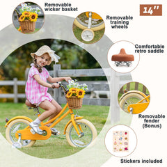 Glerc Little Molly side profile with training wheels illustrating stable beginner setup