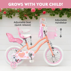 Glerc basket and colorful streamers, convenient carry and visual appeal