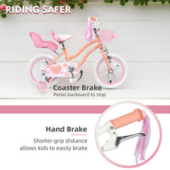 Glerc handlebars with streamers and basket adding charm and handy storage