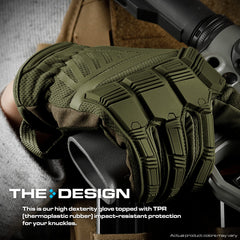 Glove Station PU leather palm detail highlighting grip durability and control