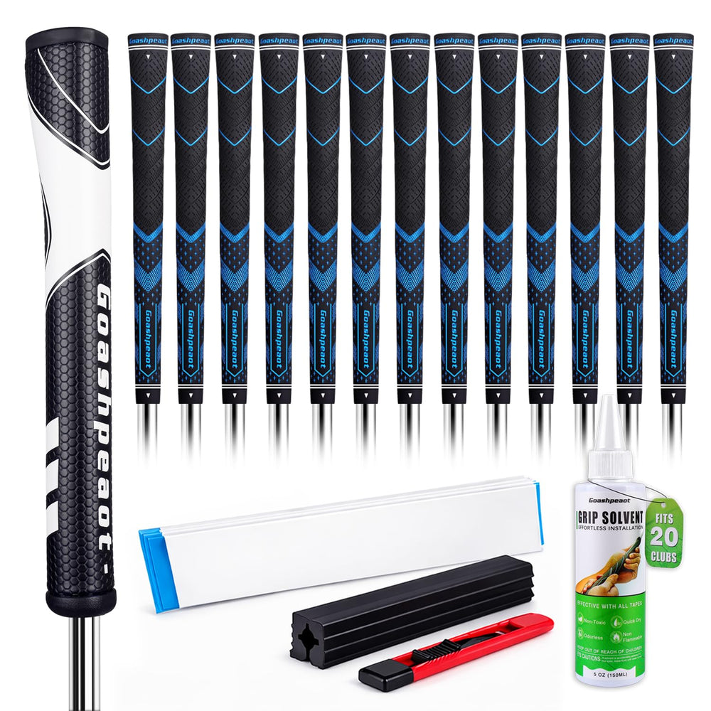 Goashpeaot front packaging showing complete 13-pack kit and putter grip benefit