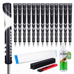 Goashpeaot front packaging showing 13-piece grip set and kit for easy regripping