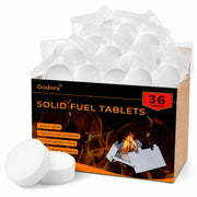 Godora front packing box showing 36-pack and compact storage benefit