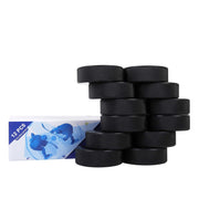 Golden Sport front packaging showing 12 black pucks, durable training supply
