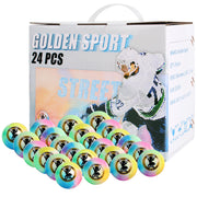Golden Sport front packaging showing 24-pack and official outdoor label for lasting play