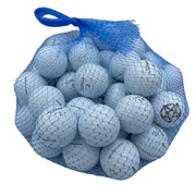 Golf Ball Planet front view of 50-ball pack showing value and quantity