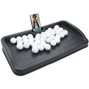 Golfupp tray front view showing organized ball capacity and quick access
