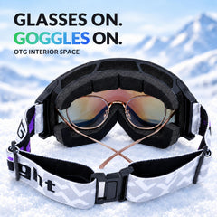 GoLight REVO spherical lens close-up showing anti-glare mirror benefit