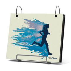 Gone For a Run Runnergy cover close-up highlights printed artwork and durable finish benefit