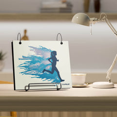 Gone For a Run Runnergy vinyl sleeve detail displays clear protection and double-sided storage benefit