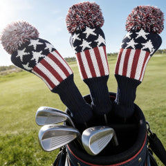 GOOACTION No.3 and No.5 fairway covers on clubs offering secure fit