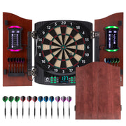 Goocoz front closed cabinet protecting dartboard and improving room decor