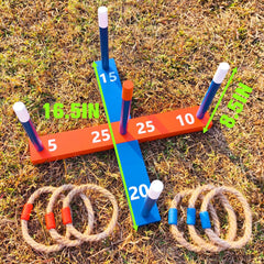 GOOSO close-up of blue and orange rings showing smooth grip and color contrast