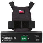 GORUCK front view of vest showing low-profile curve and comfortable fit