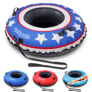 GoSports front view of 44-inch Stars & Stripes tube showing durable cover and design benefit