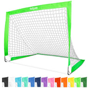 GoSports front view of goal showing bright Team Tone color and easy setup